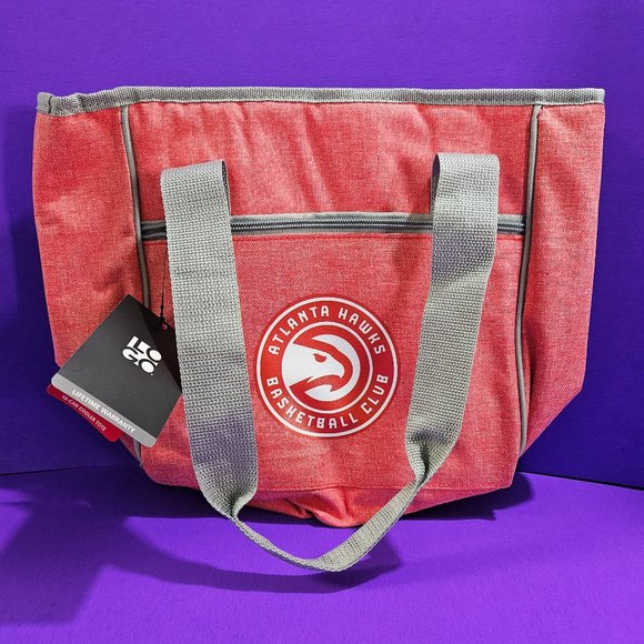 NEW ATLANTA HAWKS Red 16 Can Cooler Tote Bag w/ handles NBA Basketball NWT - Picture 2 of 7